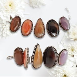 8” Agate Vintage Bracelet